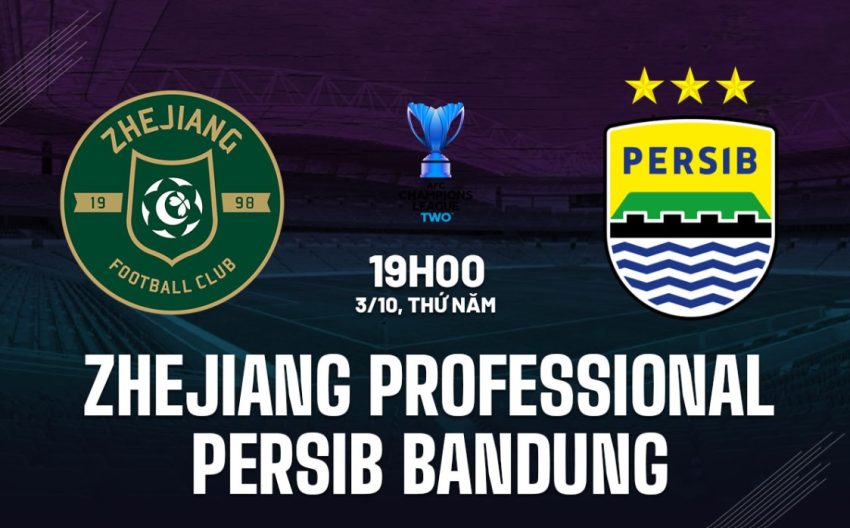 Statistik Zhejiang Professional vs Persib Bandung