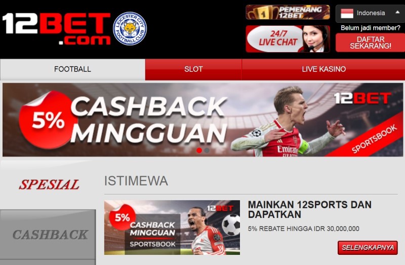 Promosi 12bet